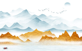 人气 新品轻奢山水 TiF分层