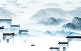 新款 新品轻奢山水 TiF分层