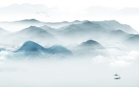 高档 新传清晰山水 TIF分层