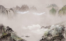 人气 意境清晰山水 tiF分层