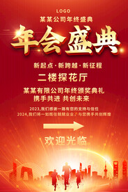 年会指视牌海报