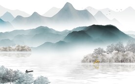 爆款 意境新山水画 TiF分层