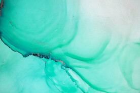 浅绿色水彩水粉宣纸