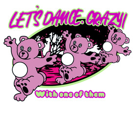 卡通三只小熊创意图案