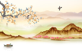 高清 意境高档山水 Tif分层