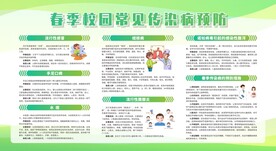 春季校园常见传染病宣传栏