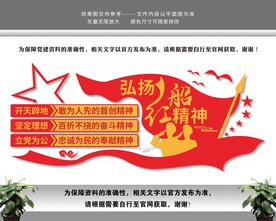 弘扬红船精神警署党建文化墙