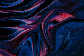 暗紫色流体渐变科技线条背景