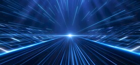 蓝色科技射线背景