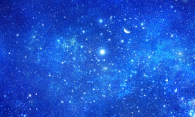 蓝色星空背景