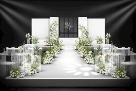 白色婚礼仪式区