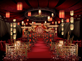 中式婚礼仪式区