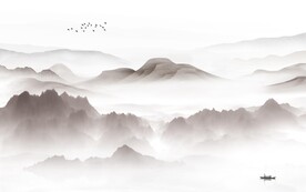 人气 大气意境山水 TIf分层