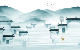 徽派 新传意境山水 TIF分层