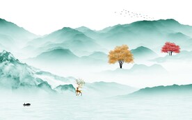 高雅 高端清晰山水 TIF分层