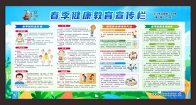 春季健康教育宣传栏