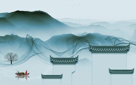 客厅 简约高档山水 TiF分层