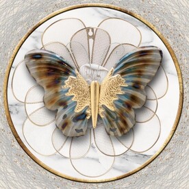 3D蝴蝶装饰无框画