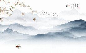 高雅 中式新山水画 TIF分层