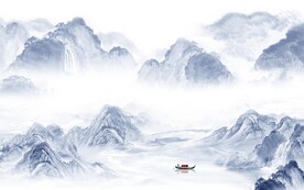 极简 意境新传山水 TIF分层