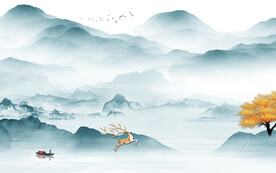 高端 意境新传山水 TIF分层