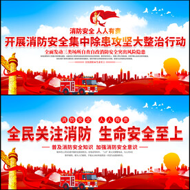 消防安全宣传展板