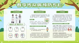 春季传染病预防健康教育宣传栏