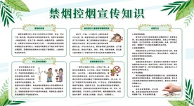 控烟戒烟禁烟宣传栏展板