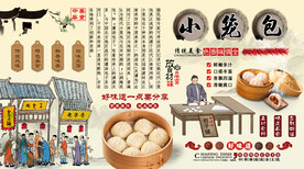 小笼包背景墙