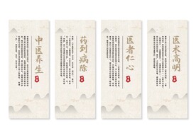 中医文化挂画展板