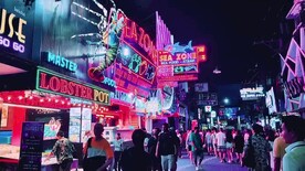 泰国芭提雅夜景