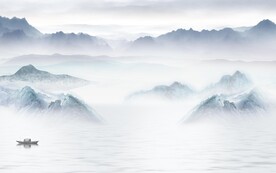 客厅 意境中式山水 TiF分层