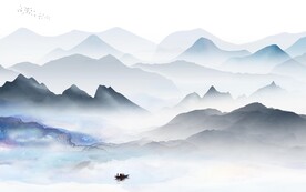 人气 意境中式山水 TiF分层