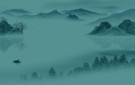 大气 高清新山水图 TIF分层