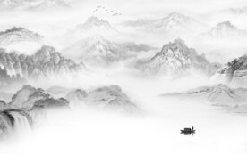 现代 最新灰色山水 TiF分层