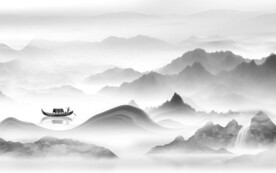 现代 新上传山水画 TIf分层