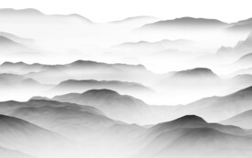 现代 灰色中式山水 TiF分层