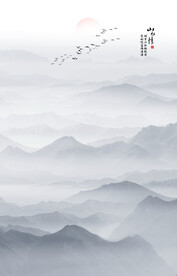 玄关山水画