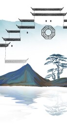 最新 山水简约玄关 TIF分层