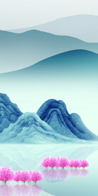 意境 新中式玄关画 TiF分层