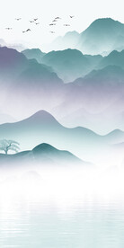 高雅 新意境玄关画 TiF分层