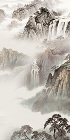 最新 高雅山水玄关 TIF分层