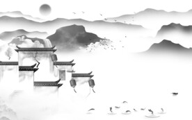 沙发 轻奢灰色山水 TiF分层