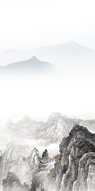 中式 新山水画玄关 TiF分层