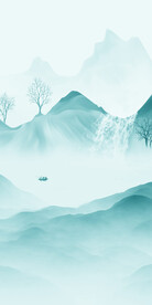 高清 新山水画玄关 TiF分层