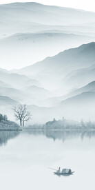 现代 新山水画玄关 TiF分层