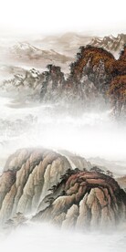 人气 新山水画玄关 TiF分层