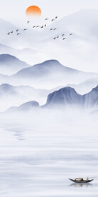 高清 高端山水玄关 TIF分层