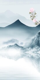 现代 山水中式玄关 TIF分层