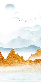 爆款 新传山水玄关 TIf分层